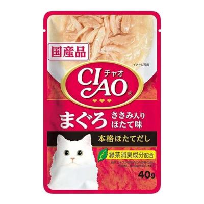 いなば CIAO(チャオ) パウチ まぐろ ささみ入り ほたて味