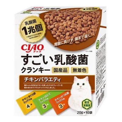 いなば 猫用 CIAO(チャオ)すごい乳酸菌クランキー チキンバラエティ
