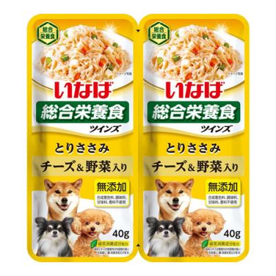 いなば ツインズ 犬用総合栄養食 とりささみ チーズ・野菜入り