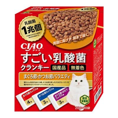 いなば 猫用 CIAO(チャオ)すごい乳酸菌クランキー まぐろ節・かつお節バラエティ
