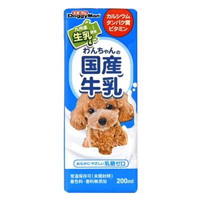 ドギーマン ミルク わんちゃんの国産牛乳 全犬種用