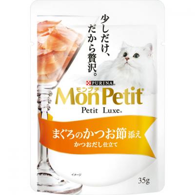 モンプチ プチリュクスパウチ まぐろのかつお節添え