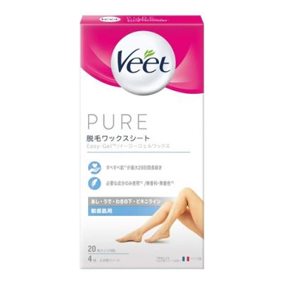 Veet(ヴィート) ピュア 脱毛ワックスシート 敏感肌用