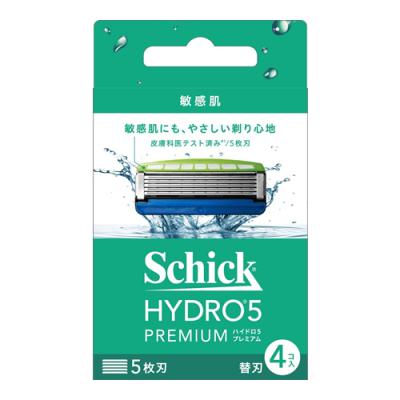 ハイドロ5 プレミアム替刃 敏感肌4コ入