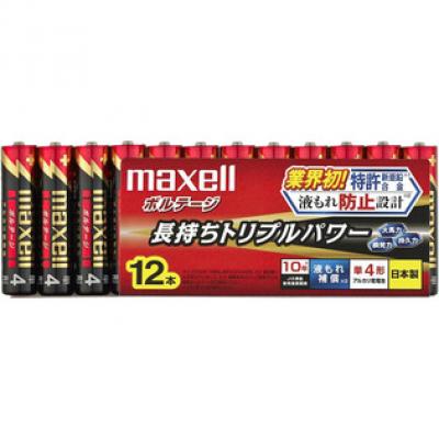 maxell(マクセル) アルカリ乾電池「ボルテージ」 単4形 LR03(T)12P