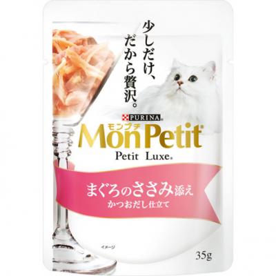 モンプチ プチリュクスパウチ まぐろのささみ添え