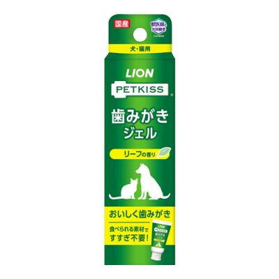 PETKISS ペットキッス 犬猫用 歯みがきジェルリーフの香り
