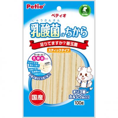 ペティオ 犬用 乳酸菌のちから スティックタイプ