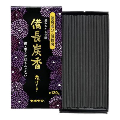 カメヤマ 線香 花げしき 備長炭