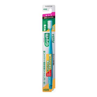 GUM ガム・プラス デンタルブラシ #226 3列コンパクトふつう