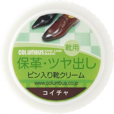 コロンブス ベーシック ビン入り靴クリーム コイチャ