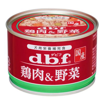 dbf(デビフ) 缶詰 犬用栄養補完食 鶏肉&野菜