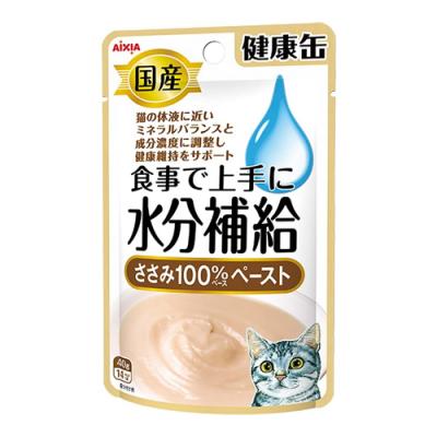 アイシア 国産 健康缶パウチ 水分補給 ささみペースト