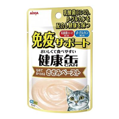 アイシア 健康缶パウチ 免疫サポート ささみペースト