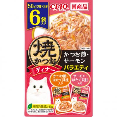 いなば CIAO(チャオ) 焼かつおディナー かつお節サーモンバラエティ