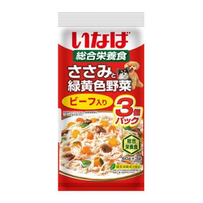 いなば 犬用総合栄養食 ささみと緑黄色野菜 ビーフ入り