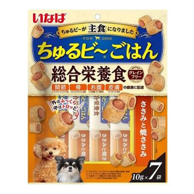 いなば ちゅるビ〜ごはん(ちゅるビー) 犬用総合栄養食 ささみと焼ささみ