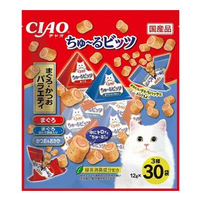 いなば 猫用おやつ CIAOちゅ〜る(チャオちゅーる)ビッツ まぐろ・かつおバラエティ