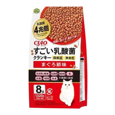 いなば 猫用 CIAO(チャオ) すごい乳酸菌 クランキー まぐろ節味