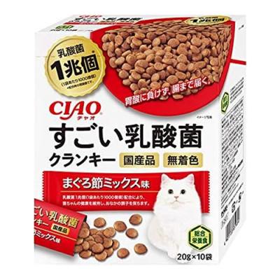いなば 猫用 CIAO(チャオ) すごい乳酸菌 クランキー まぐろ節ミックス味