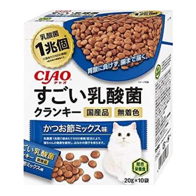 いなば 猫用 CIAO(チャオ)すごい乳酸菌クランキー かつお節ミックス味