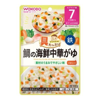 和光堂 具たっぷりグーグーキッチン 鯛の海鮮中華がゆ 