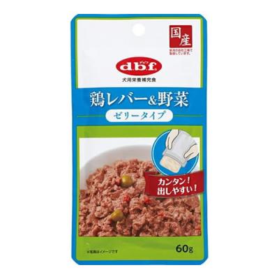 dbf(デビフ) パウチ 犬用栄養補完食 ゼリータイプ 鶏レバー&野菜