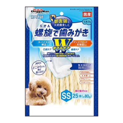 ドギーマン ホワイデント 螺旋で歯みがき Wケア 