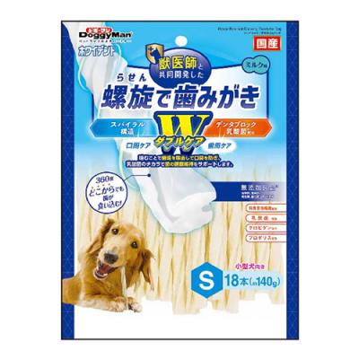 ドギーマン ホワイデント 螺旋で歯みがき Wケア 
