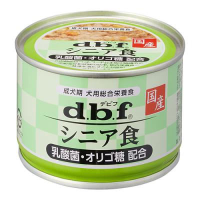 dbf(デビフ) 缶詰 犬用総合栄養食 シニア食 乳酸菌・オリゴ糖配合