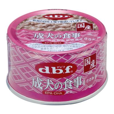 dbf(デビフ) 缶詰 犬用総合栄養食 成犬の食事 ささみ