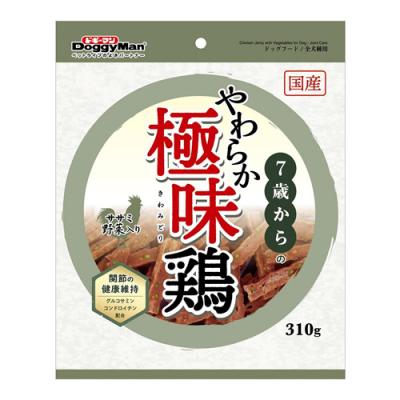 ドギーマン 7歳からのやわらか極味鶏ササミ野菜入り 