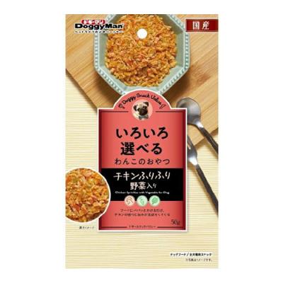 ドギーマン 犬用おやつ ドギースナックバリュー チキンふりふり 野菜入り 