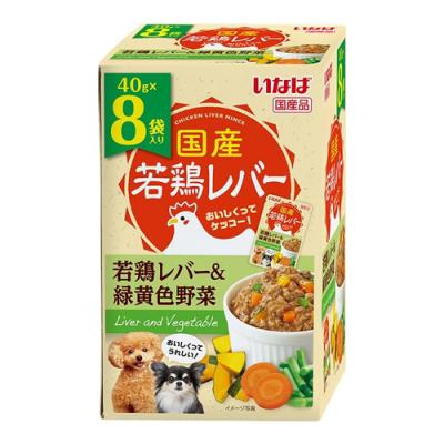 いなば 国産若鶏レバーパウチ 若鶏レバー&緑黄色野菜