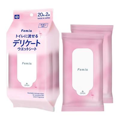 レック Femia フェムウエット デリケートウエットシート サボンの香り