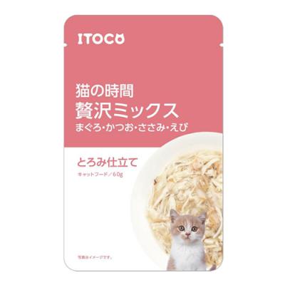 猫の時間 贅沢ミックス まぐろ・かつお・ささみ・えび とろみ仕立て