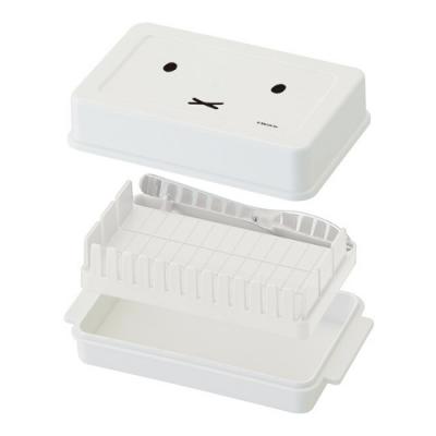 スケーター 定量カッティング付バターケース+ナイフ付き ミッフィー