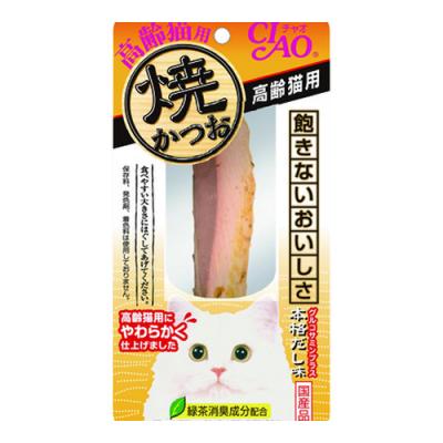 いなば 猫用おやつ CIAO(チャオ) 焼かつお 高齢猫用 本格だし味