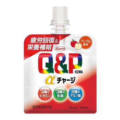 キューピーコーワαチャージ ゼリードリンク アップル風味 (キューピーコーワJK)