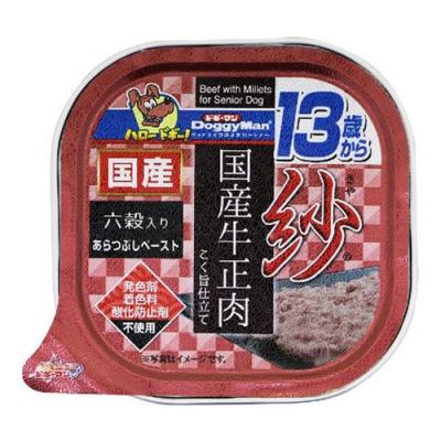 ドギーマン 紗 さや 国産牛正肉 13歳から用 六穀入り