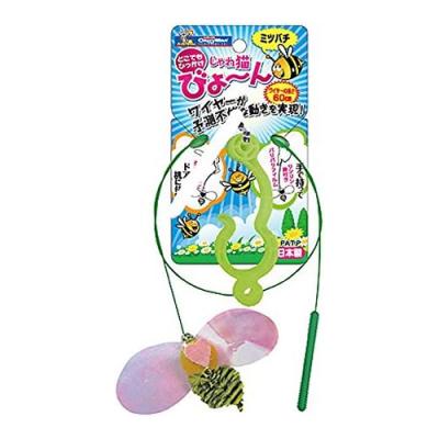 キャティーマン おもちゃ じゃれ猫 びょーん ミツバチ