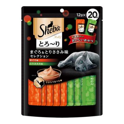 シーバ(Sheba) とろ〜りメルティ まぐろ&とりささみ味セレクション