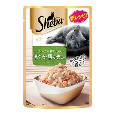 シーバ(Sheba) リッチ  シーフードミックス まぐろ・蟹かま入り