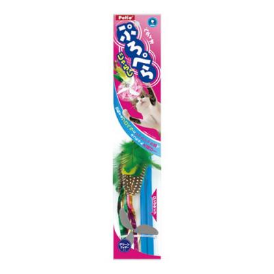 ペティオ 猫用おもちゃ ぷろぺらじゃらし グリーンフェザー