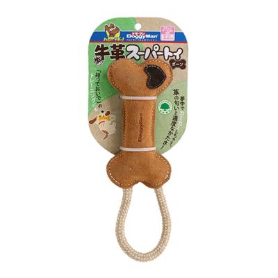 ドギーマン 犬用おもちゃ 牛革スーパートイ ボーン