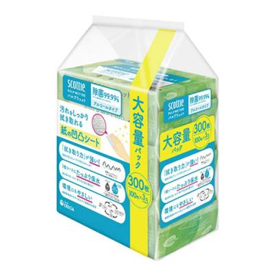 スコッティ ウェットティシュー 除菌アルコールタイプ PULP WET100