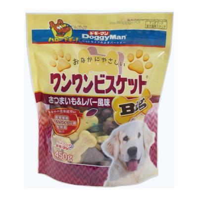 ドギーマン おなかにやさしいワンワンビスケット Big さつまいも&レバー風味