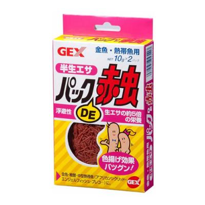 GEX パックDE赤虫 半生エサ