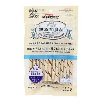 ドギーマン 無添加良品 体にやさしいガム くるくるミニスティック