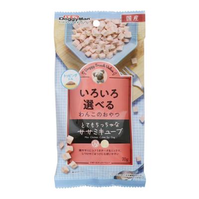 ドギーマン 犬用おやつ ドギースナックバリュー とてもちっちゃなササミキューブ